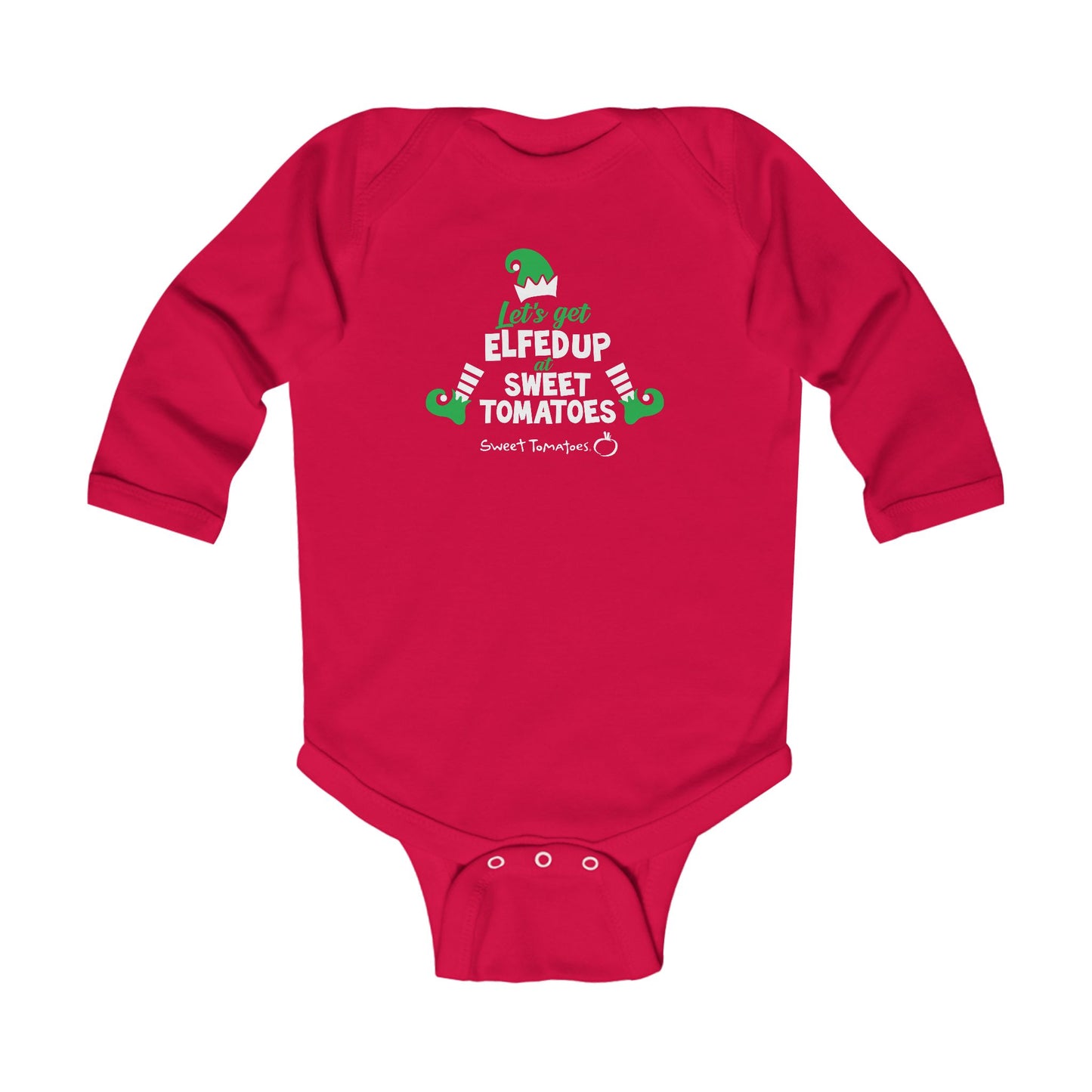 Infant ELFED UP Long Sleeve Bodysuit