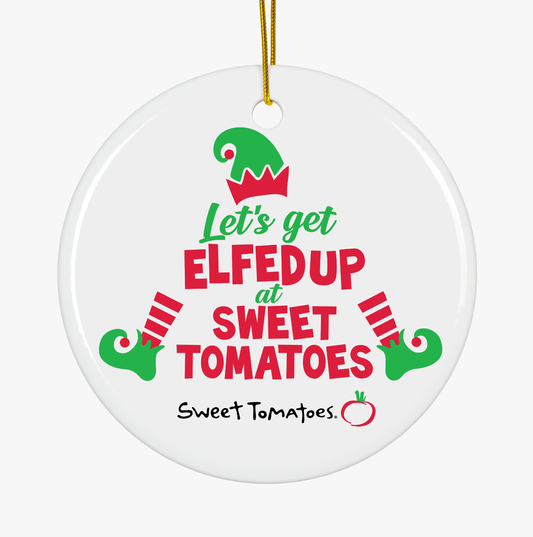 ELFED Up Ceramic Ornament