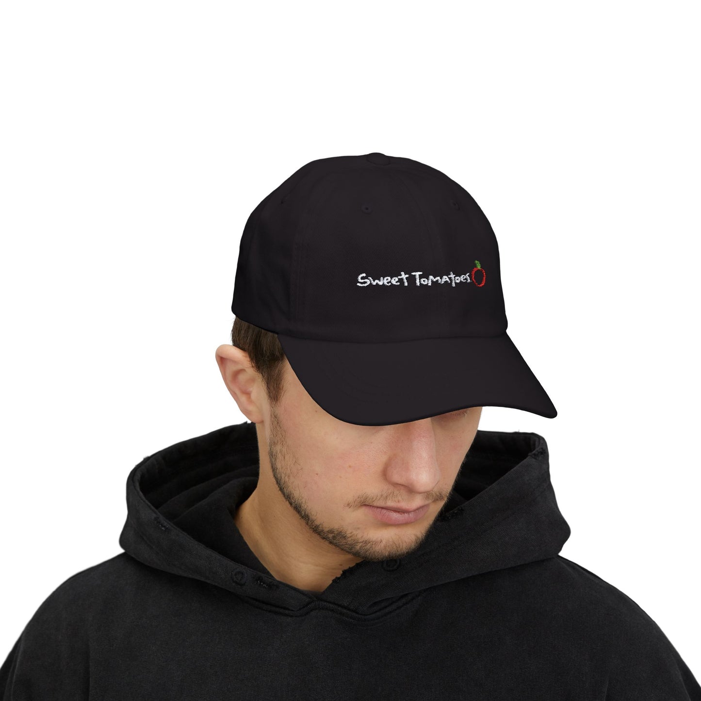 Classic Sweet Tomatoes Embroidered Dad Cap - Black