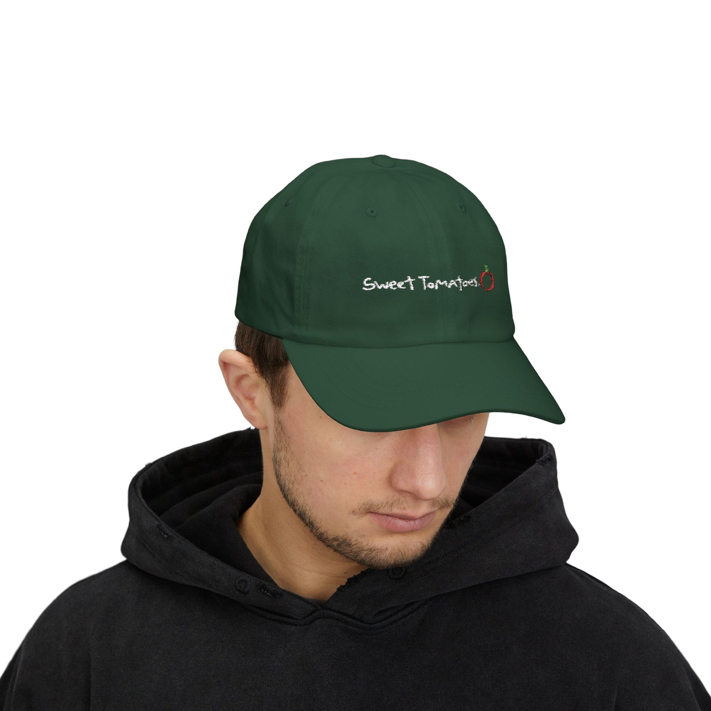 Classic Sweet Tomatoes Embroidered Dad Cap - Spruce Green