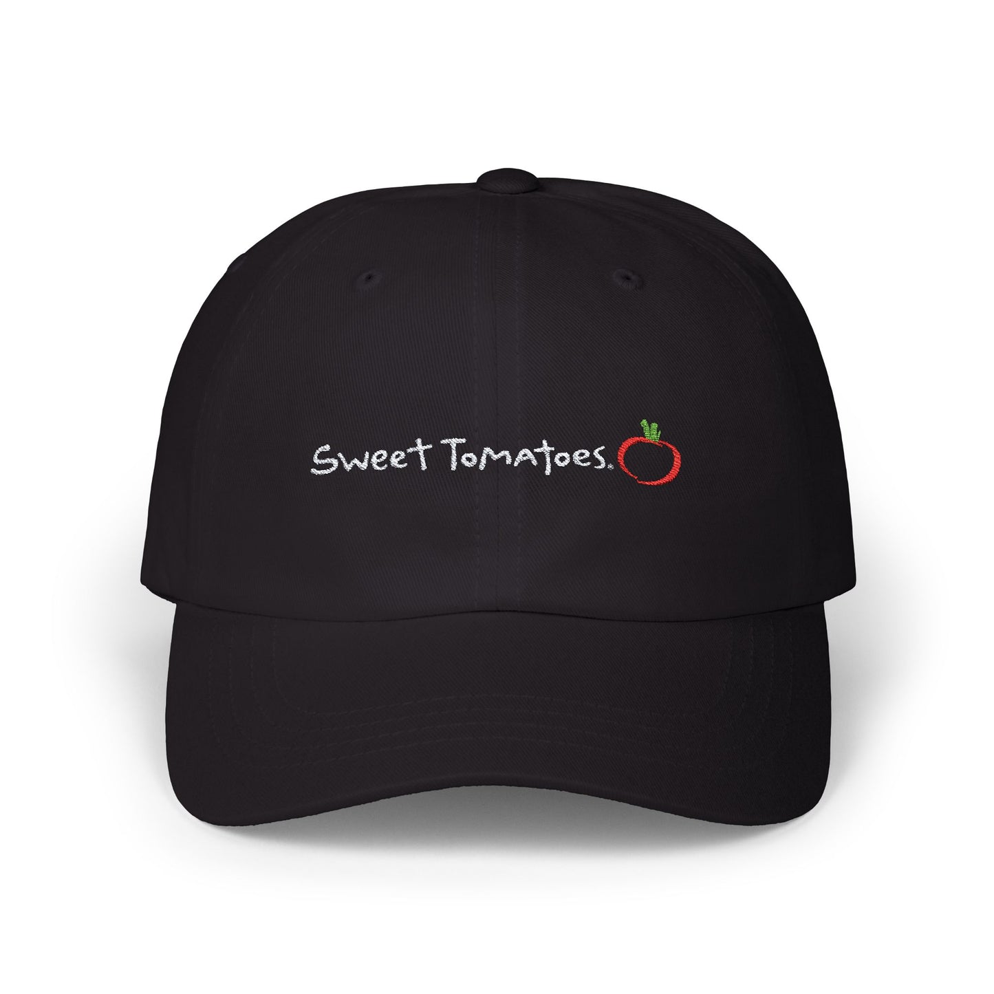 Classic Sweet Tomatoes Embroidered Dad Cap - Black